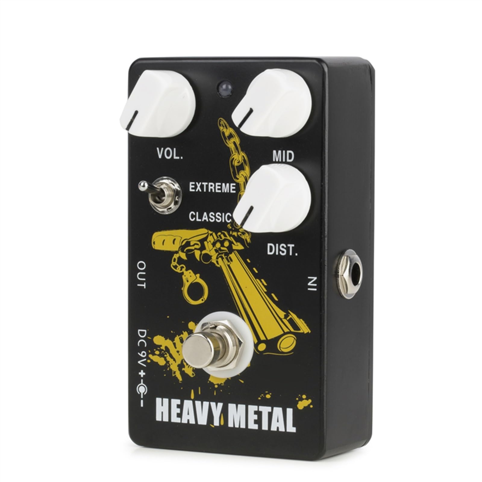 Effetti per Chitarra Accessori per Chitarra True Bypass A Pedale per Effetti A Pedale per Chitarra Heavy Metal High Gain Distortion