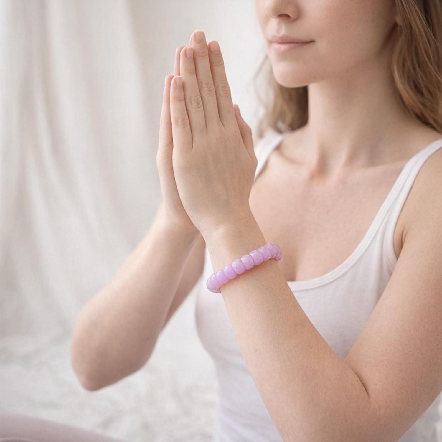 Fidget Bracelet Natural Bodhi Seed Beads Bracelet Anxiety Protection image 3
