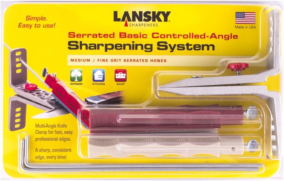 Lansky LK2SS Serrated Knife Sharpening System Amazon.co.uk Home