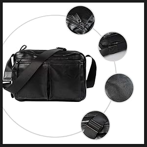 Amazon | [Whatna] ショルダーバッグ メンズ