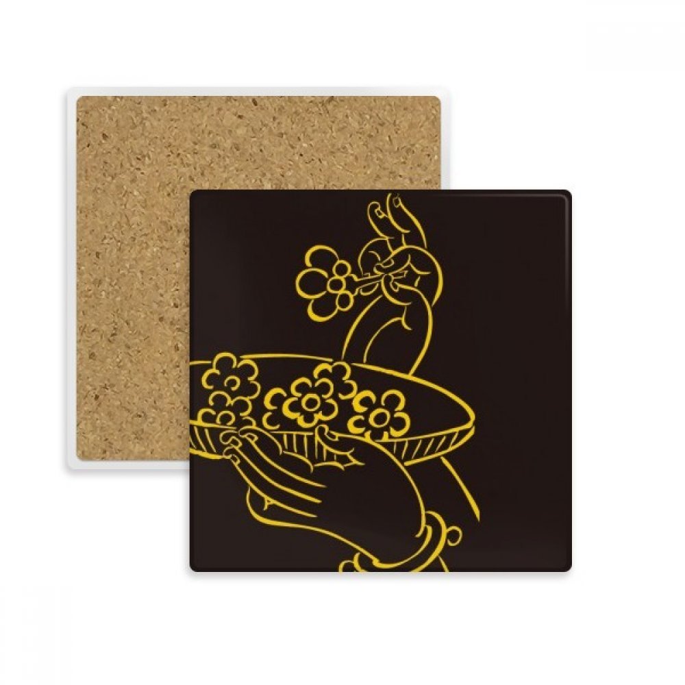 Coaster tasse absorbant pierre pour éliminer les traces d'eau et protéger vos tables