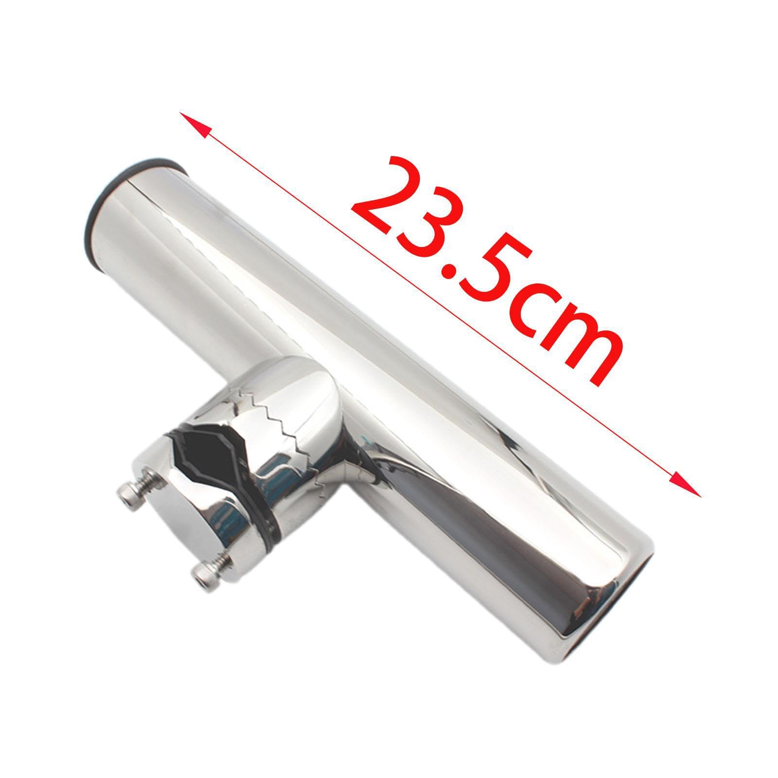 Supporto per Canna da Pesca per Barca, Supporto per Canna da Pesca Regolabile, Montato su rotaia, in Acciaio per Inox, Facile da Montare, per da con Morsetto, per da per