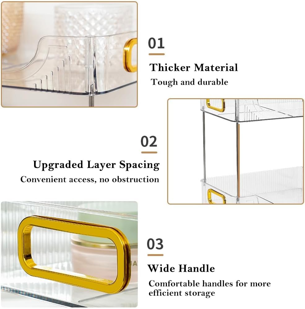 Weidace Mensola organizer da bagno, organizer per la cura della pelle, porta profumi per comò, vassoio da appoggio per cosmetici, cura della pelle, rossetto (1 livello, verde