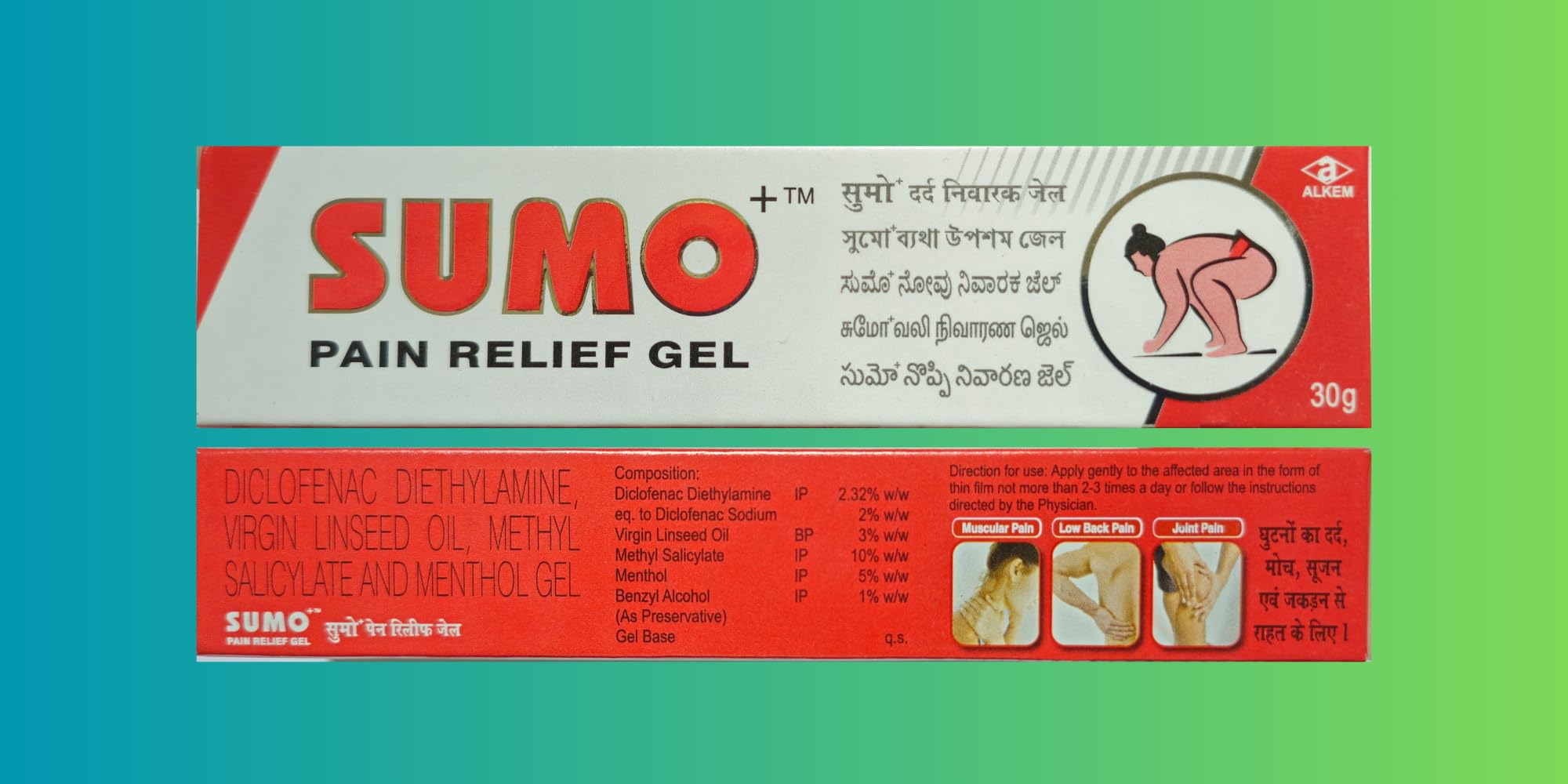 Alkem Sumo Pain Relief gel - 30 g (Pack of 3) (B0CG4V52T8) Amazon Price History, Amazon Price Tracker