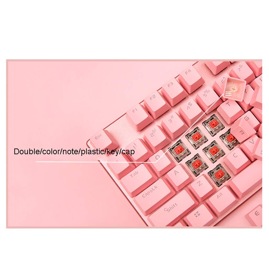 ARCH Tastiera Gaming Wired E Mouse & Mouse Pad Kit, RGB Retroilluminato Tastiere da Gioco Tastiera Multimediale Tastiera Meccanica RGB Nero Albero Cardanico Tavolino del Computer Portatile