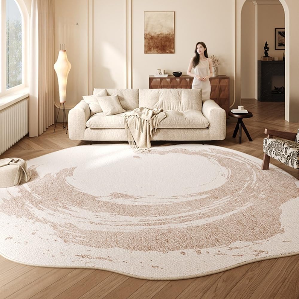 Tapis crème de qualité supérieure épais et doux pour chambre à coucher