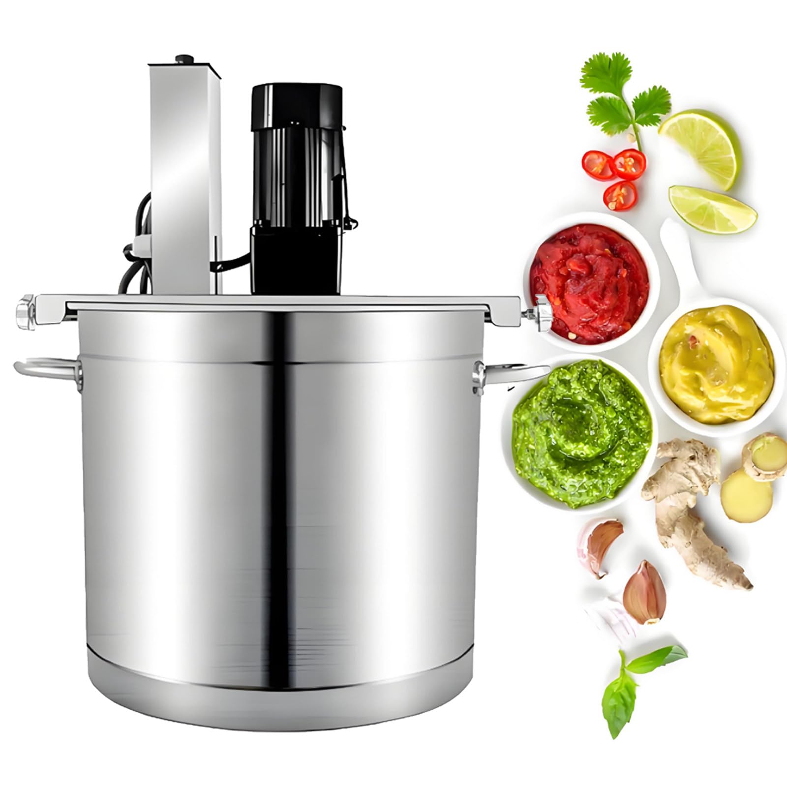 Batidora Automática De Alimentos, Batidora Eléctrica De Acero Inoxidable para Cocinar, Máquina para Mezclar Pasta De Chocolate, Agitador De Salsa para Sopa Y Condimentos.,Model50