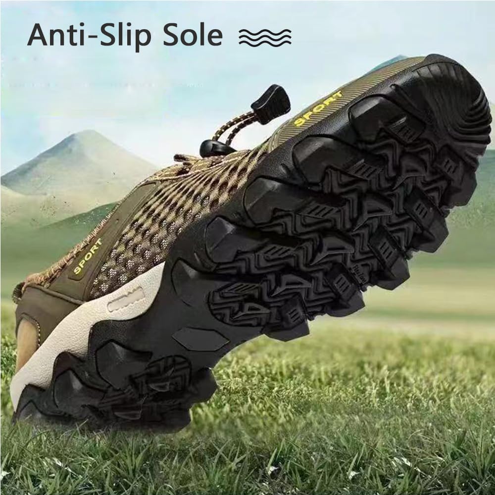 Fansu Zapatos de Agua Hombre Mujer, Barefoot Escarpines Deportes Acuáticos Secado Rápido Zapatos de Playa Ligeros Antideslizante Calzado para Adulto Surf