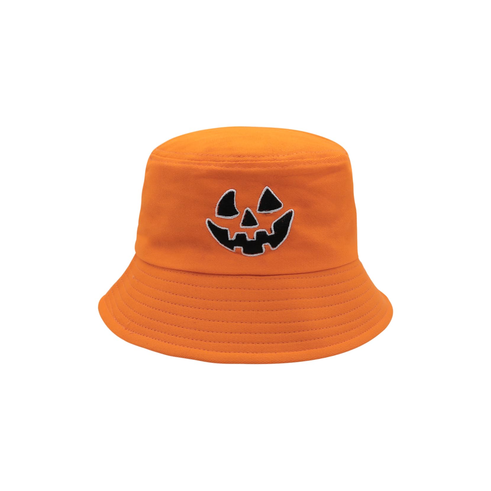 YAMEIZE Halloween Bucket Hat for Women - Men Adult Pumpkin Funny Bucket Hat Outdoor Holiday Party Cap