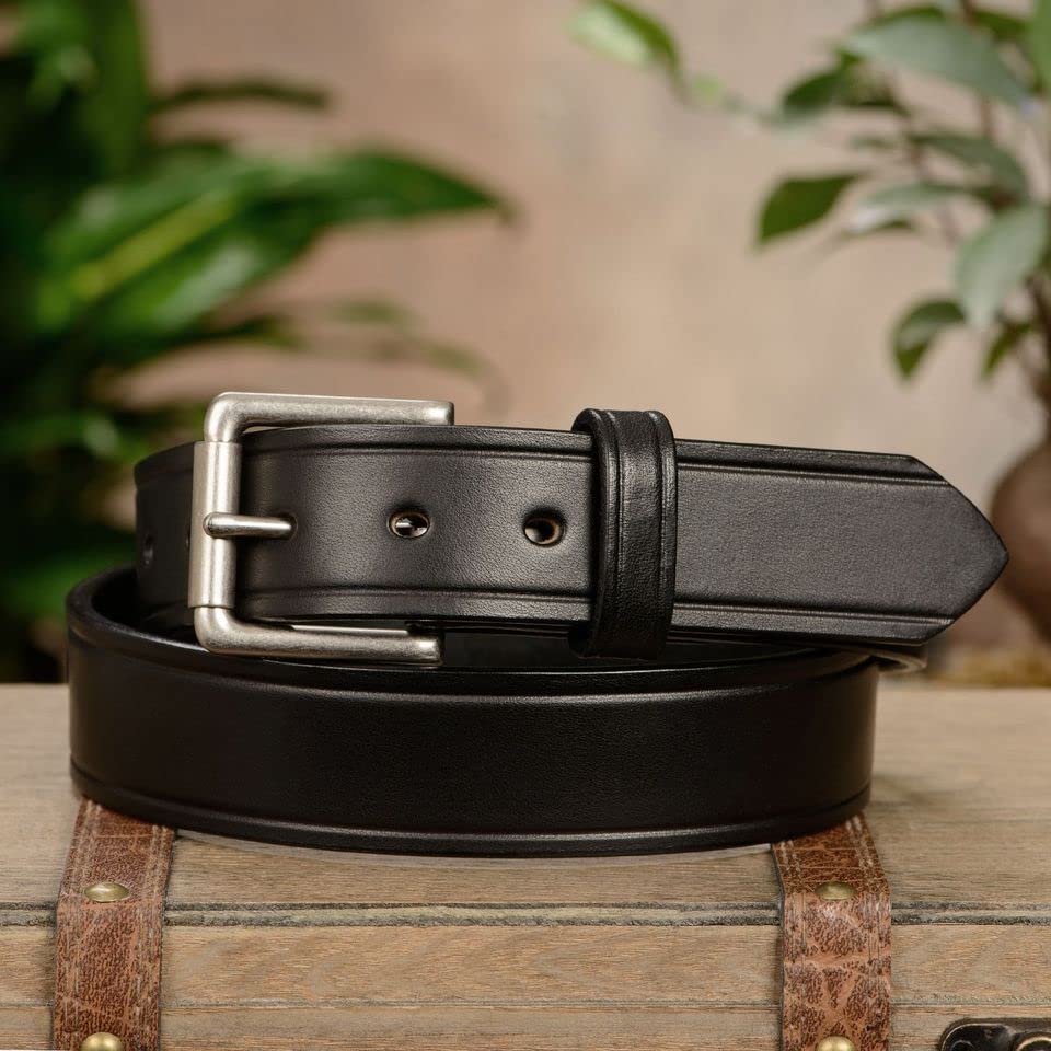 Bullhide Belts Mens Leather Belt for Work Casual, Dress, 1.50" Wide3