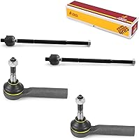 Vista 164 de Metrix Premium Chassis Parts - Kit de 4 piezas de extremos de barra de acoplamiento frontal exterior e interior compatible con Nissan Pathfinder