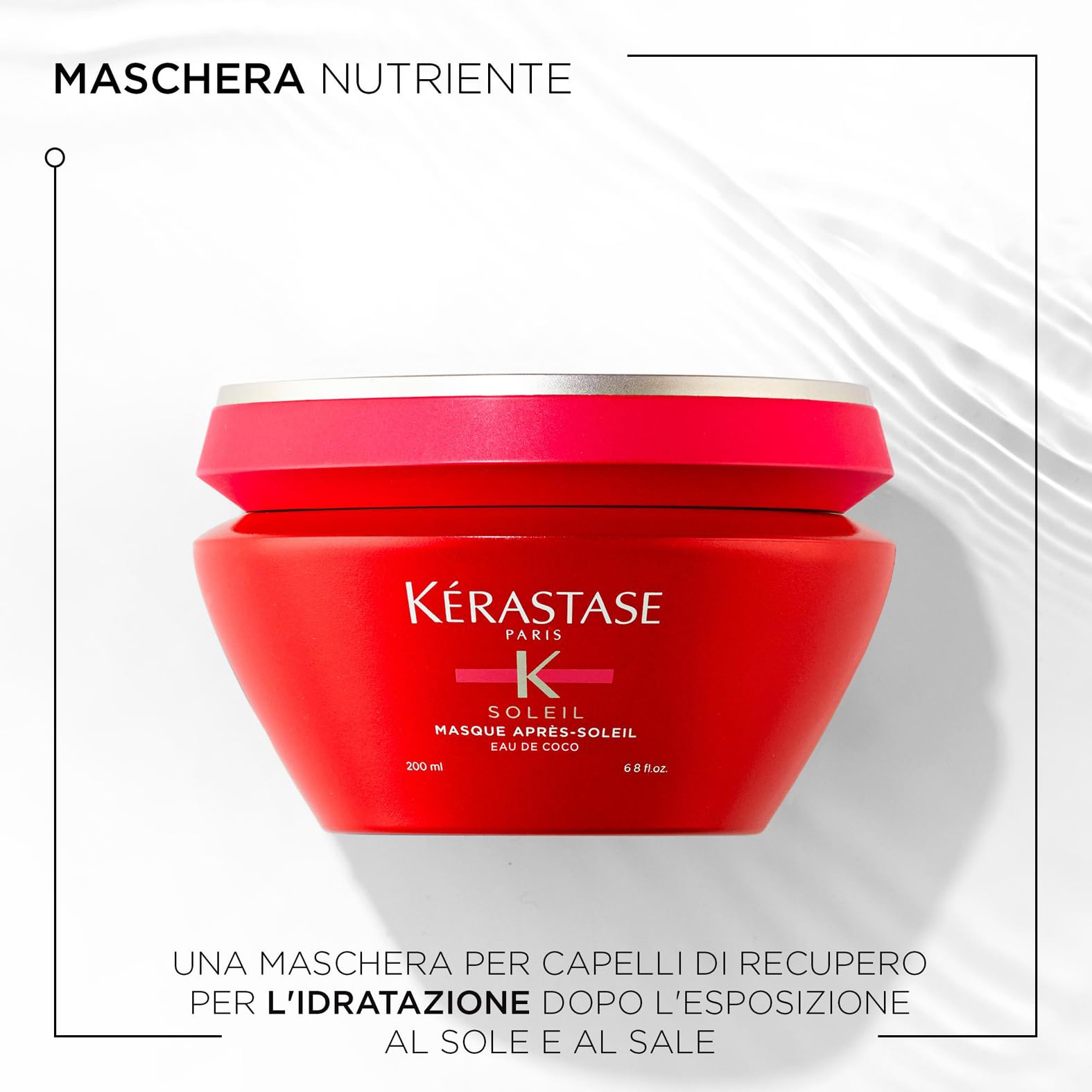 Kérastase Soleil Maschera Nutriente Anti-Crespo Trattamento Capelli Protezione Solare 200 ml
