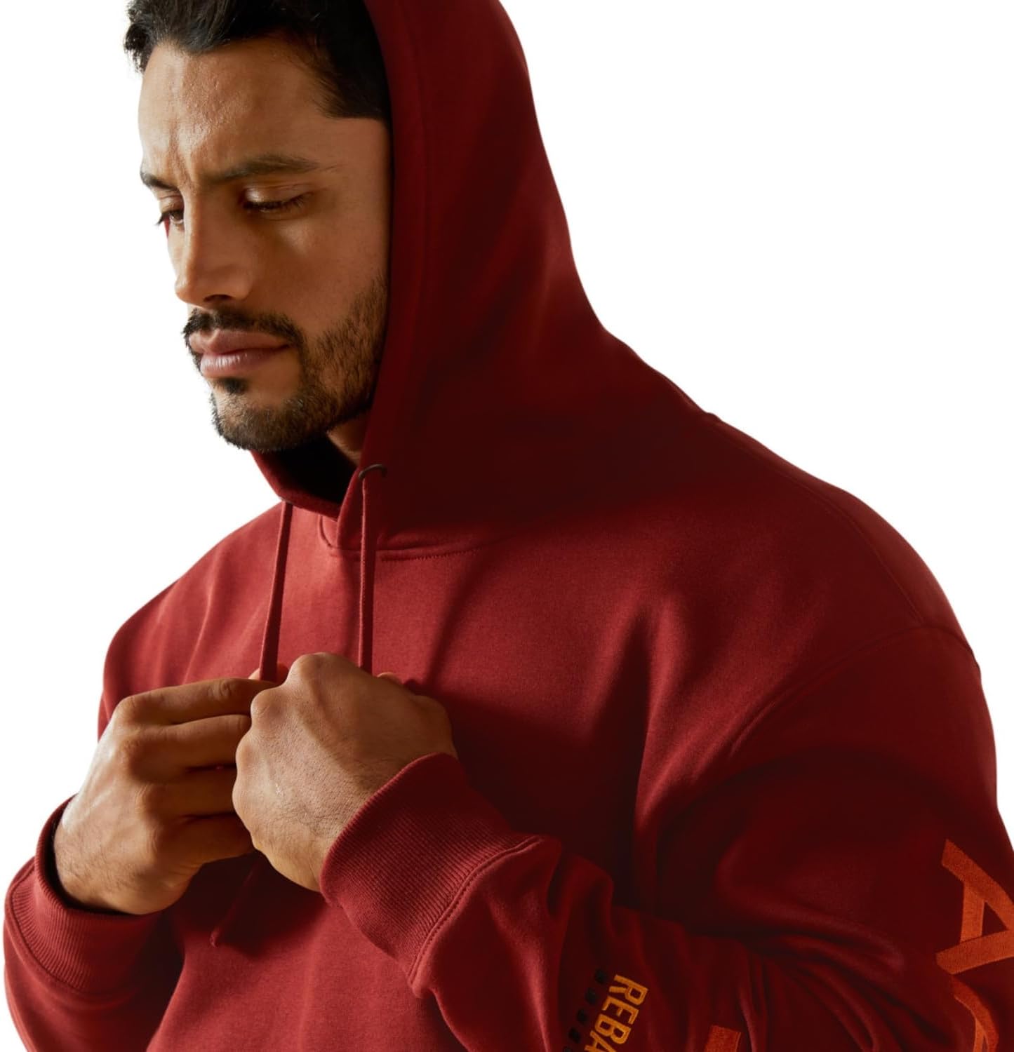 ARIAT mens Rebar Graphic Hoodie - Image 4