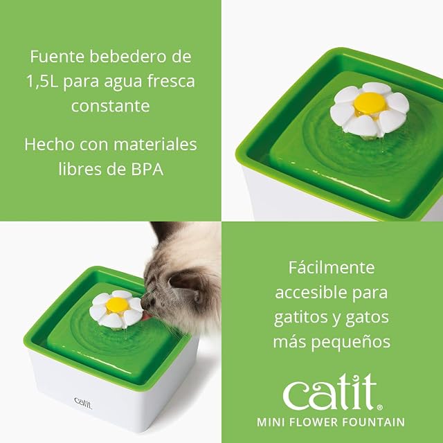 Foto 2 de 6 de Catit Mini Bebedero Flor, 1.5 L