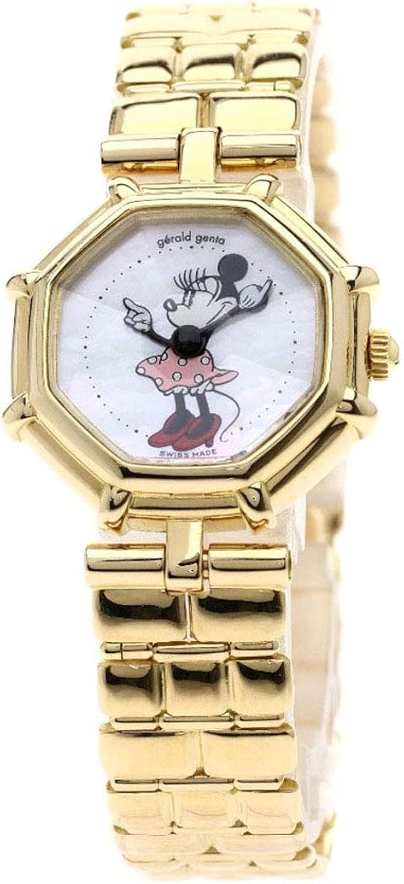 Amazon ジェラルドジェンタ レトロファンタジー ミニーマウス G3299 7 腕時計 K18ピンクゴールド K18pg レディース 中古 レディース腕時計 腕時計 通販