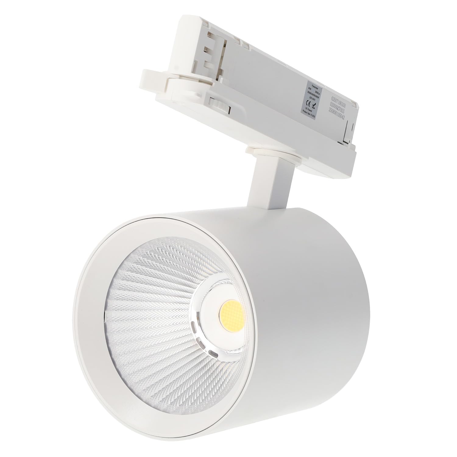 Foco de Carril LED 40W 90Lm/W CCT Tonalidad Luz Ajustable Driver Lifud Trifásico 50.000H | Greenice