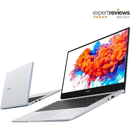 HONOR MagicBook 14 - 14 Inch Laptop w/ FullView 1080P Screen, All-Day Battery, 65 W Fast Charger, Fingerprint Login & Recessed Camera (AMD Ryzen 5, 8 GB RAM, 256 GB SSD, Windows 10 Home) Mystic Silver