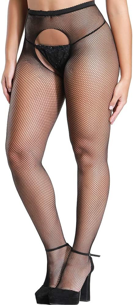 Womens Suspender Pantyhose High Waist Fishnet Tights Fishnet Stockings Thigh High Stockings