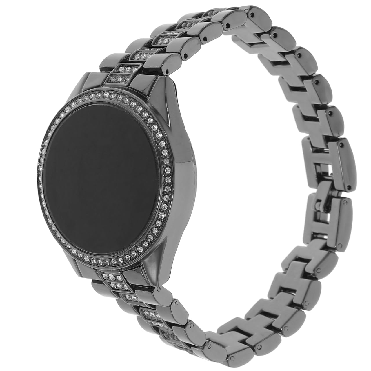 Watch Water reloj para Hombre LED Decor Women relojes para Mujeres Crystals Decor Rhinestone Trim Sports Decor Diamond Decor Metal Trim Trendy Decor Digital Table Girl Glass Woman, Black 1,-image-47