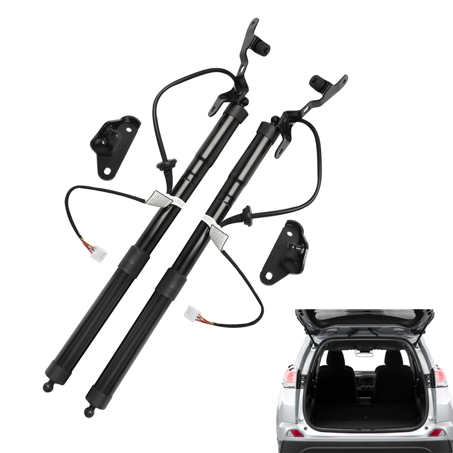 Power Rear Liftgate Struts Compatible with Toyota RAV4 2013-2018, 1 Pair Electric Trunk Struts Lift Support, 2Pcs Tailgate Power Shock Support Replacement 6892009010 6891009010