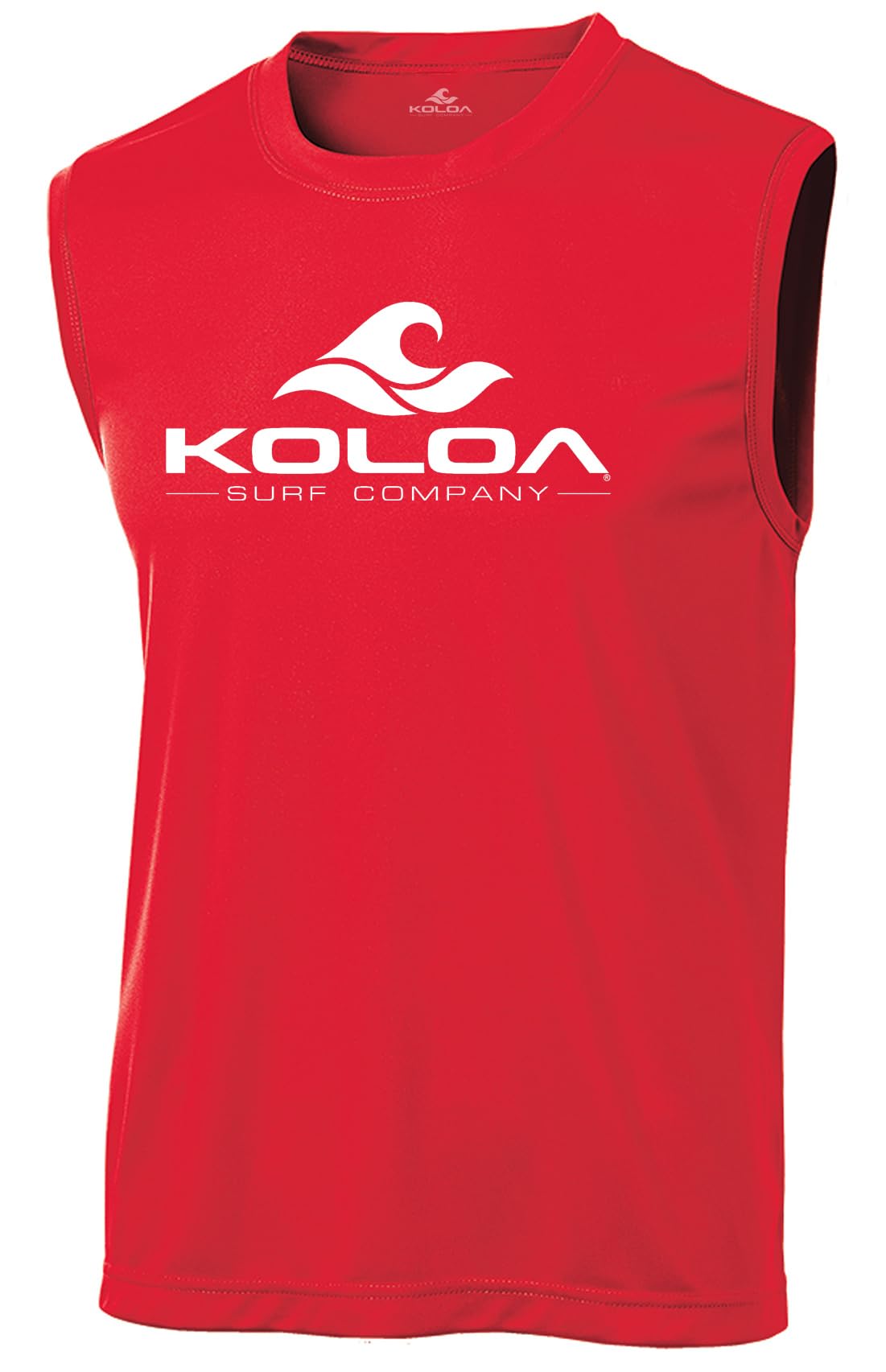 Koloa Surf Classic Wave Logo Moisture Wicking Sleeveless T-Shirts. Sizes: XS-4XL