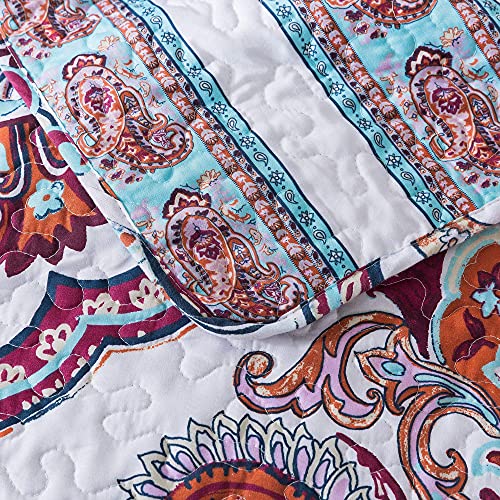 Colcha bohemia de cachemira para dormitorios alegres estilo playa 6