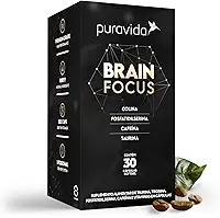 Puravida Vitaminas para Foco e Concentração Brain Focus 30 Cápsulas