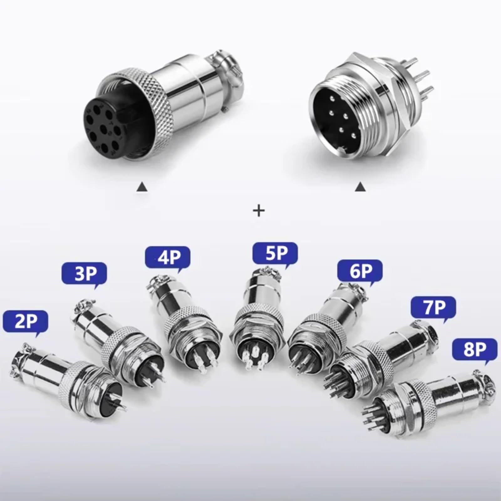 GX20 Plated Aero Plug Soldadura(GX20 PD 20 sets 10P)