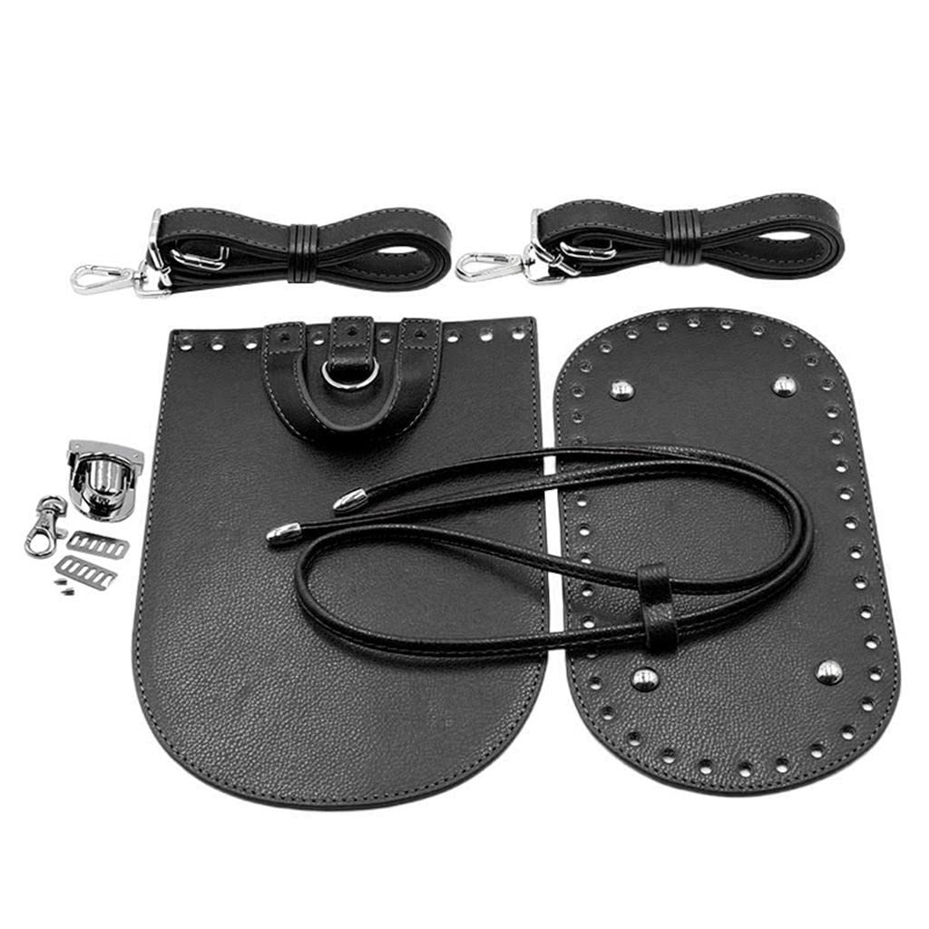 MYADDICTION 1 Set Leather Knitting Bag Bottom Mat Cushion Bag Handbag Making Black Clothing, Shoes & Accessories | Womens Handbags & Bags | Handbag Accessories-image-20