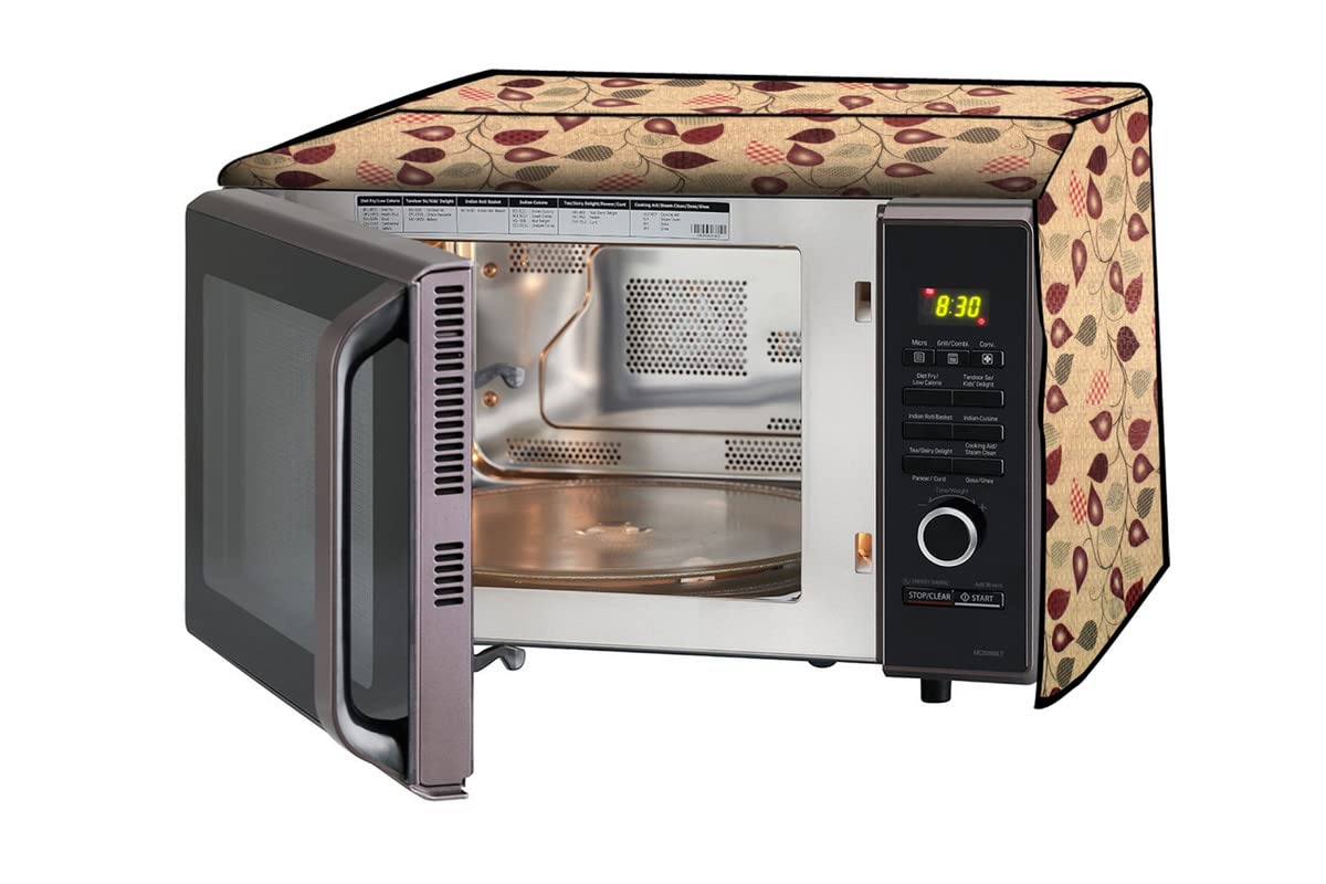 Microwave Oven Cover - Stylish Lattice Grey -32 Microwave Oven Cover - Stylish Lattice Grey -32