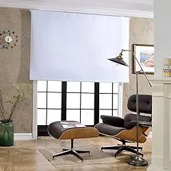 Persiana Rolo Blackout Block L120 X A160 Branco 32558