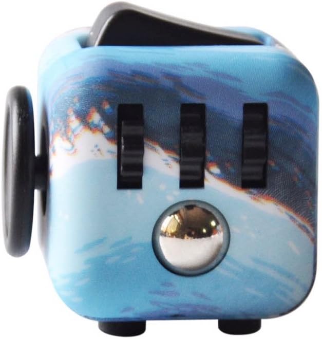 Highline Fidget Cube Fidget Toy for ADD and Stress Relief Fidget Sensory toys for Adults and Children (Ocean)