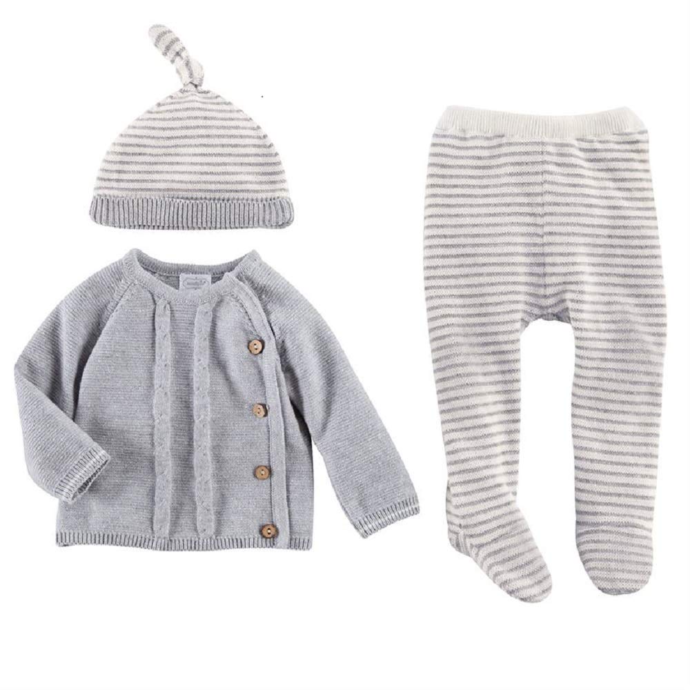 Grey Take Me Home Set 3M ensemble de naissance gris pour bébé
