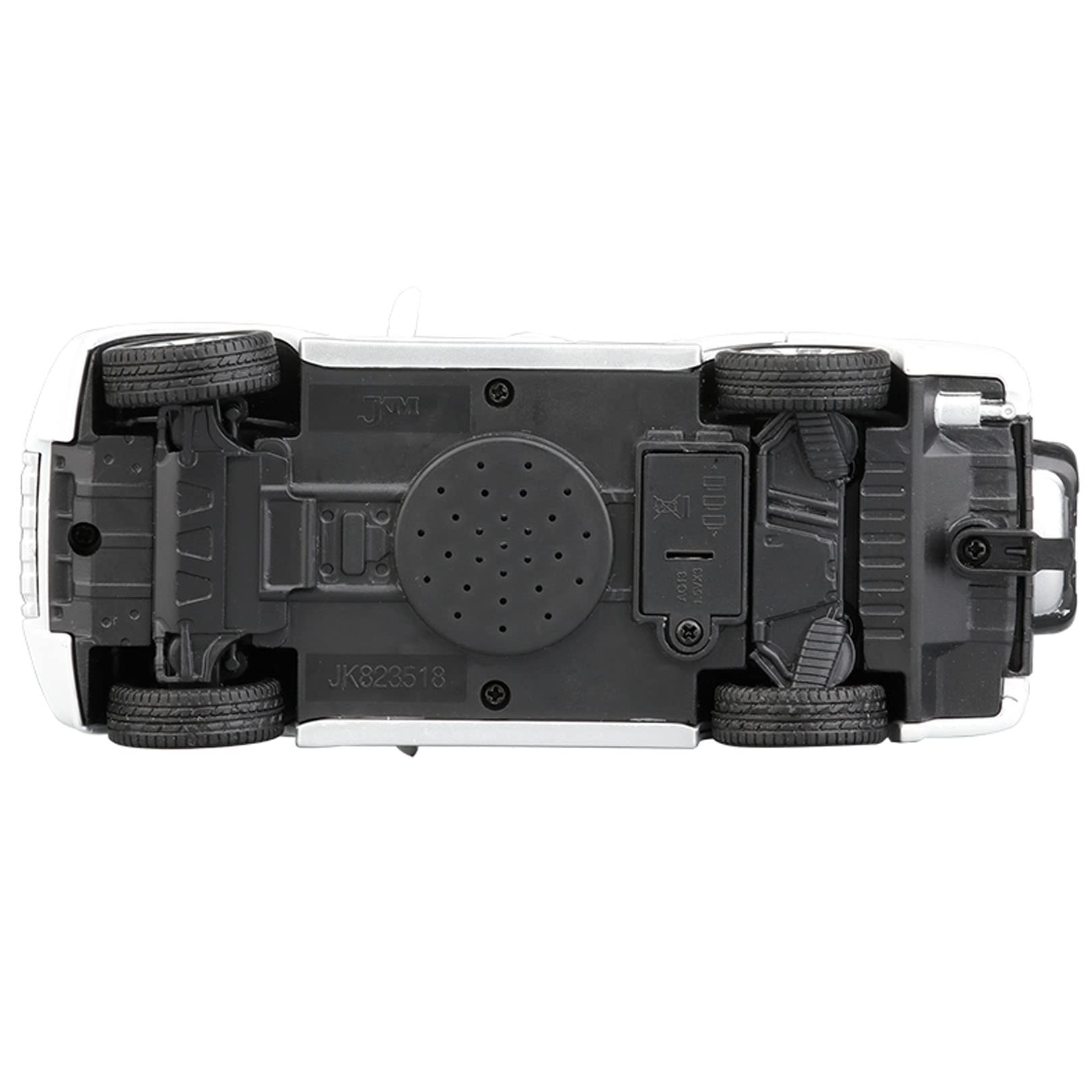 WangXLDD Modellino di Auto in Scala 1/32, Compatibile con Mitsubishi Pajero V97, Modello di Auto in Lega SUV Assorbimento degli Urti Sterzo Suono e Modello di Auto Leggera (Light Gray)