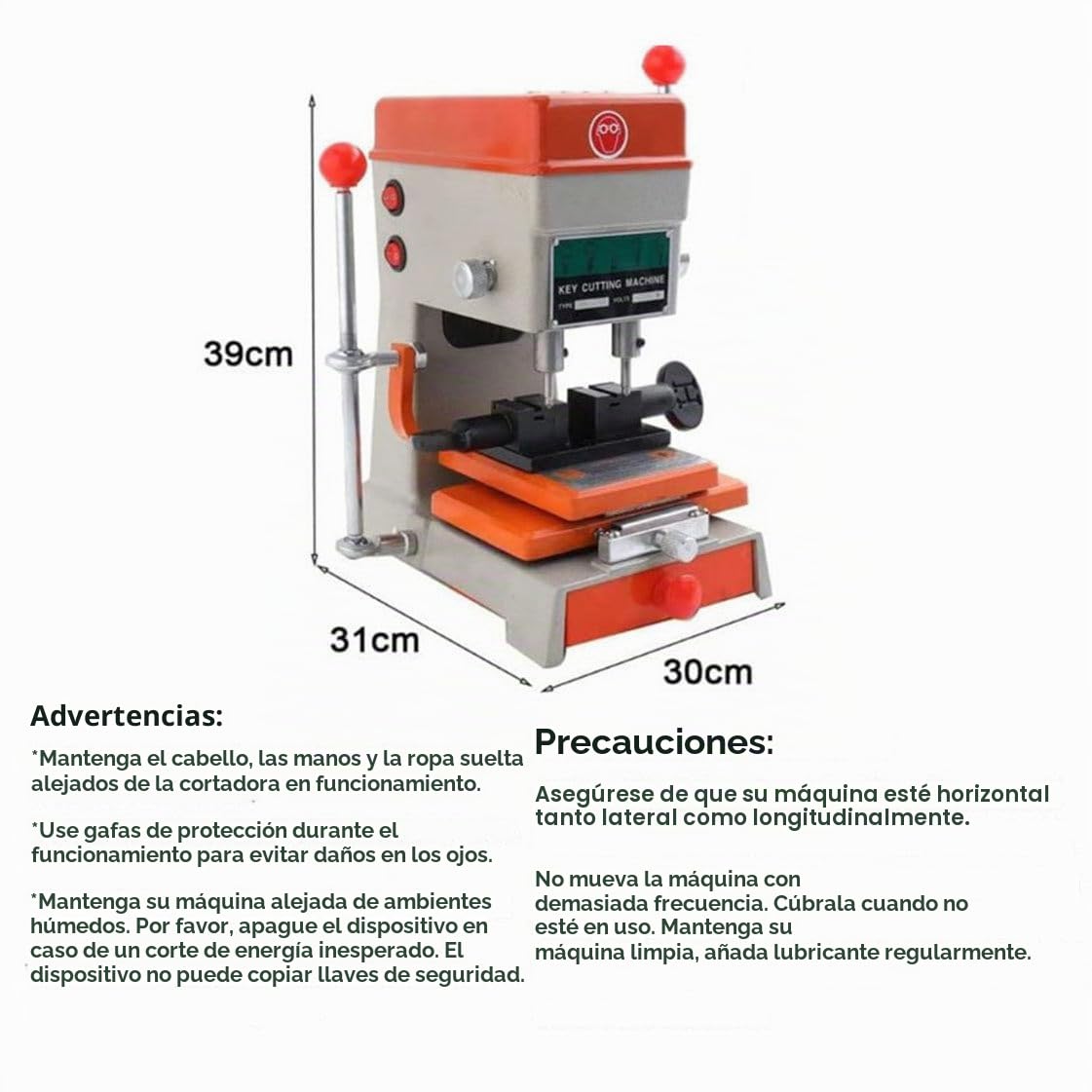 Máquina Cortadora De Llaves Vertical, Máquina Duplicadora De Llaves, Máquina Copiadora De Llaves Automática Para Hacer Llaves, Para Llaves De Cerraduras De Puertas Y Coches