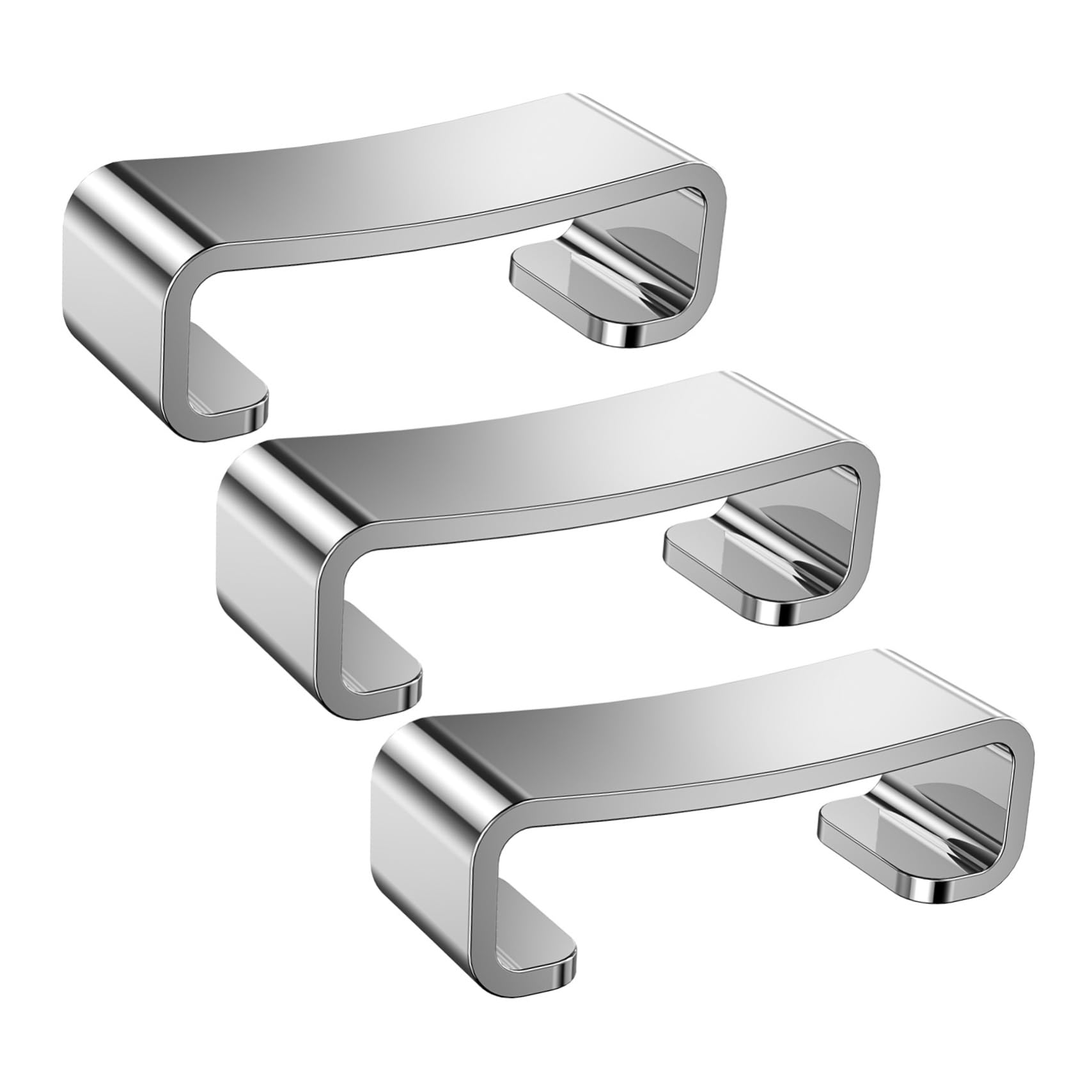 BEBEMOKO 3 Pcs Cutlery Rack Chopsticks Rest Holder Cutlery Holder Spoon Holder for Utensil Holder Table Spoon Stand Chopstick Stand Rack Chopstick Rest Rack Spoons Stainless Steel Silver