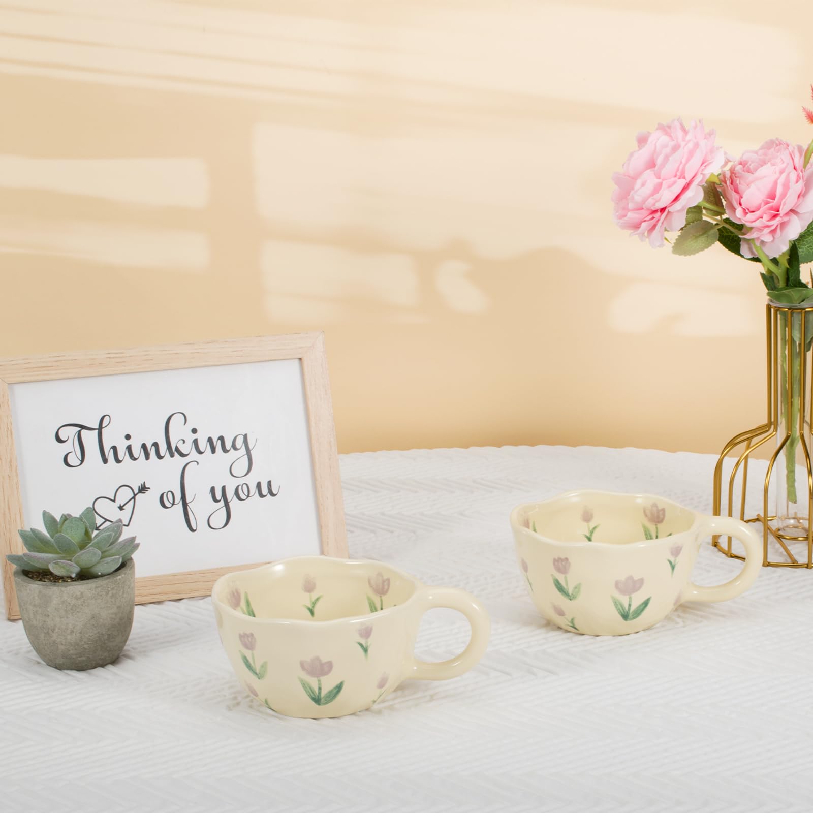 Koythin 2-Pieces Ceramic Coffee Mugs - Image 2