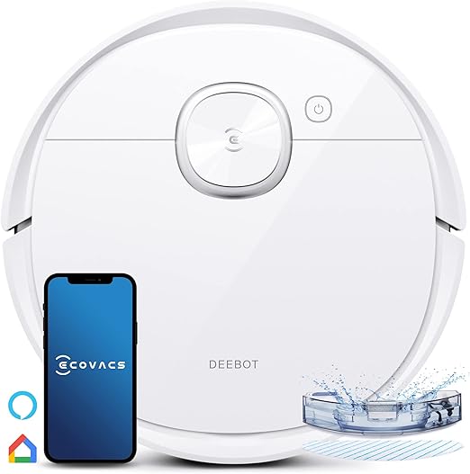 ECOVACS DEEBOT T9 Robot Vacuum Cleaner with Mop 3000 Pa, Smart Obstacle