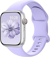Vista 27 de SuperNaNa - Correa de silicona deportiva compatible con bandas de Apple Watch de 40mm 38mm 41mm 44mm 45mm 42mm 49mm, unisex, correa de muñeca