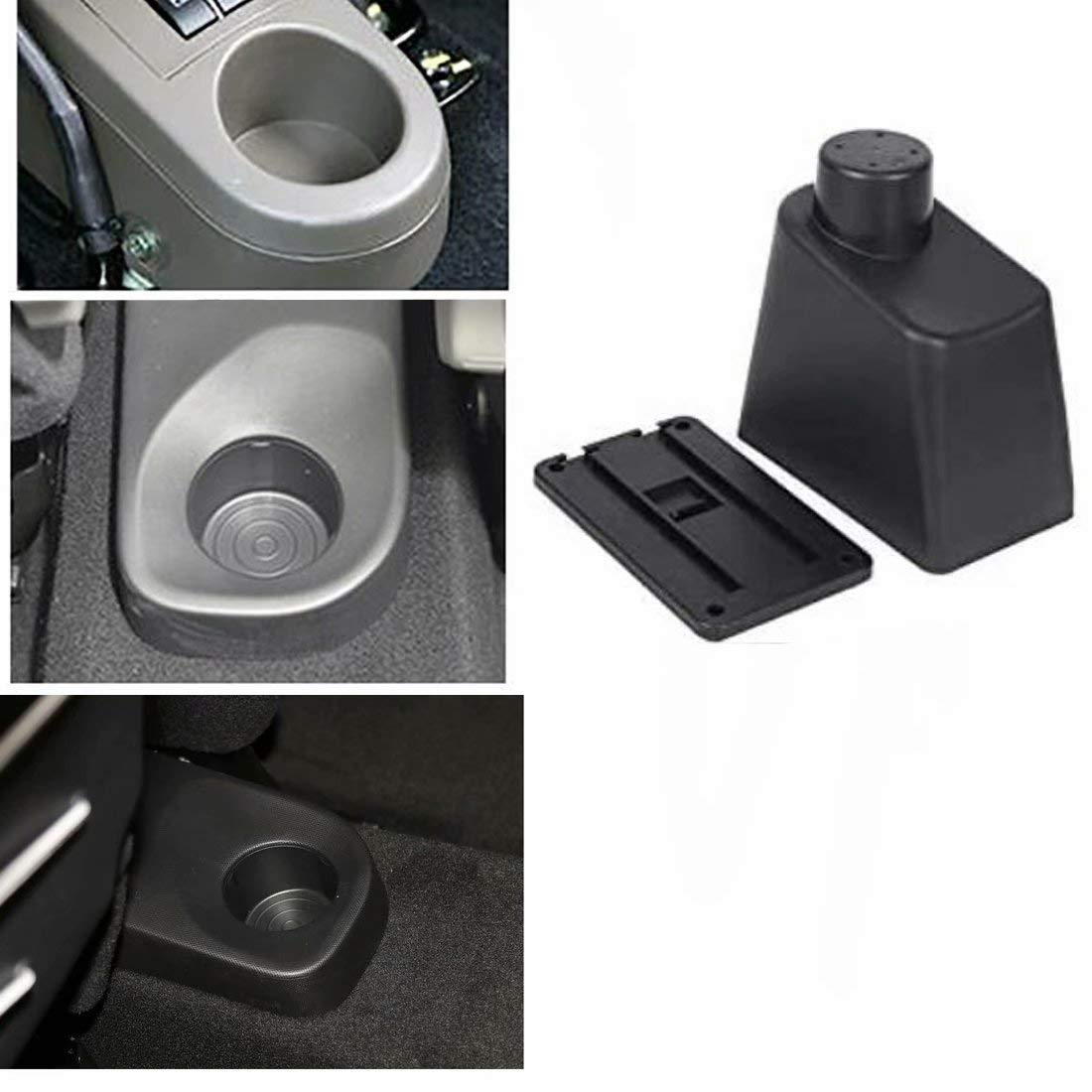 OYHCM Boîte d'accoudoir de Voiture Pour Captur Kaptur 2013-2017 Double-Couche Console Centrale boîte de Rangement Repose-bras avec Port de chargement