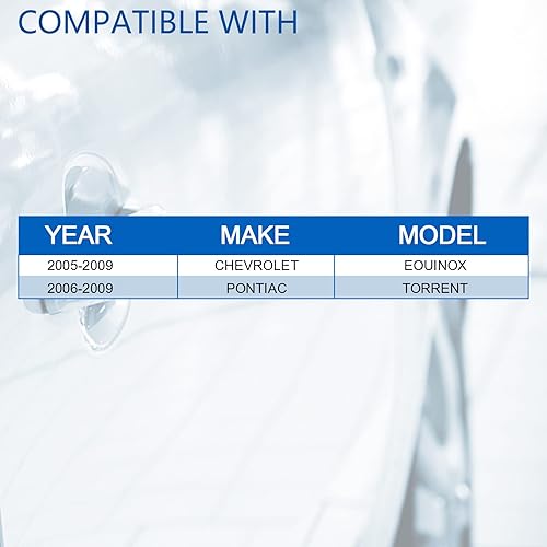 Miniatura 6 de Haruma 15861661 Conjunto de correa de tope de puerta para Chevrolet Equinox 2005-2009 y Pontiac Torrent 2006-2009, lado izquierdo del conductor,