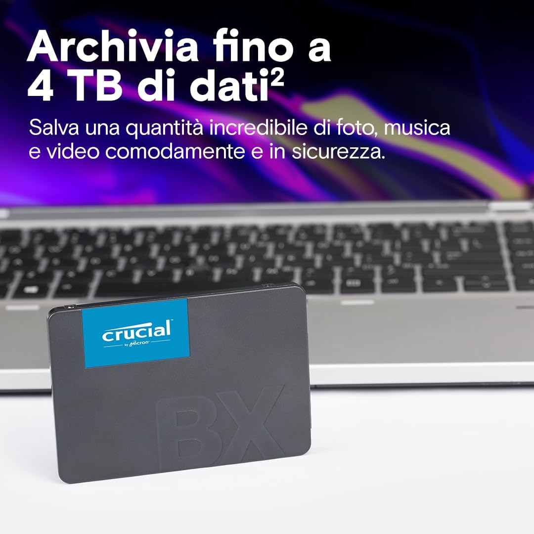BX500 SATA SSD 2TB - Hdd - Immagine 3