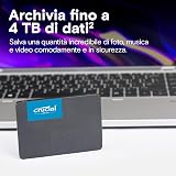 Crucial BX500 SATA SSD 1To2.5 Interne, jusqu'à 540MB/s, Compatible avec Ordinateur Portable et de Bureau (PC), 3D NAND, Accélération Dynamique de l'Écriture - CT1000BX500SSD101 - 4