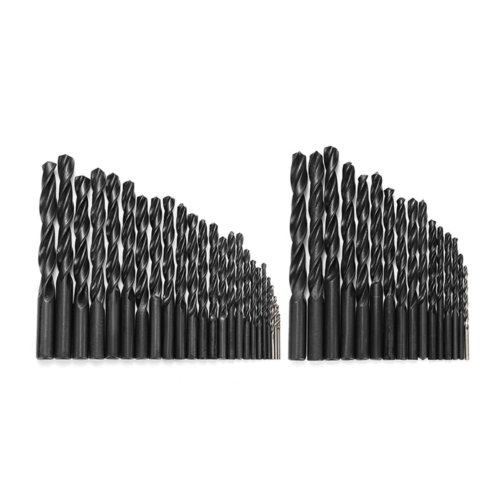 19/25 sztuk/zestaw 1-13mm HSS 118 stopni Crack Point wiertło kręte, z metalowym pudełkiem do przechowywania, do wiercenia w stali i żeliwie (kolor: 25 sztuk) (19 sztuk)