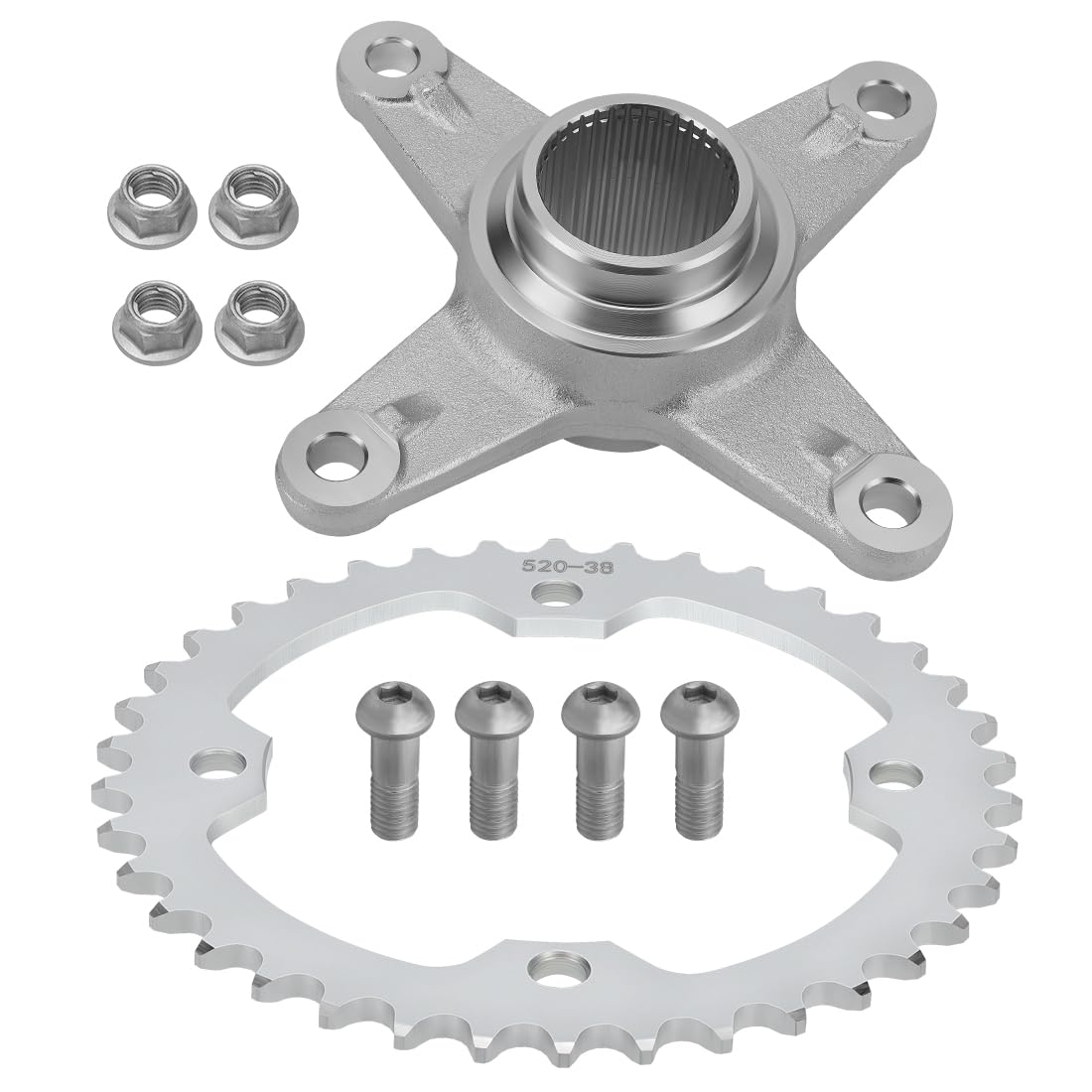 Kit couronne d’essieu arrière & support de moyeu pour Yama-ha Raptor 250 YFM250 350 YFM350 2004-2013 5YT253860000 5TG254381000