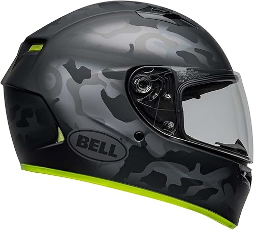 Vista 41 de Bell Qualifier - Casco integral para motocicleta Ascent Negro Mate/Azul/Blanco