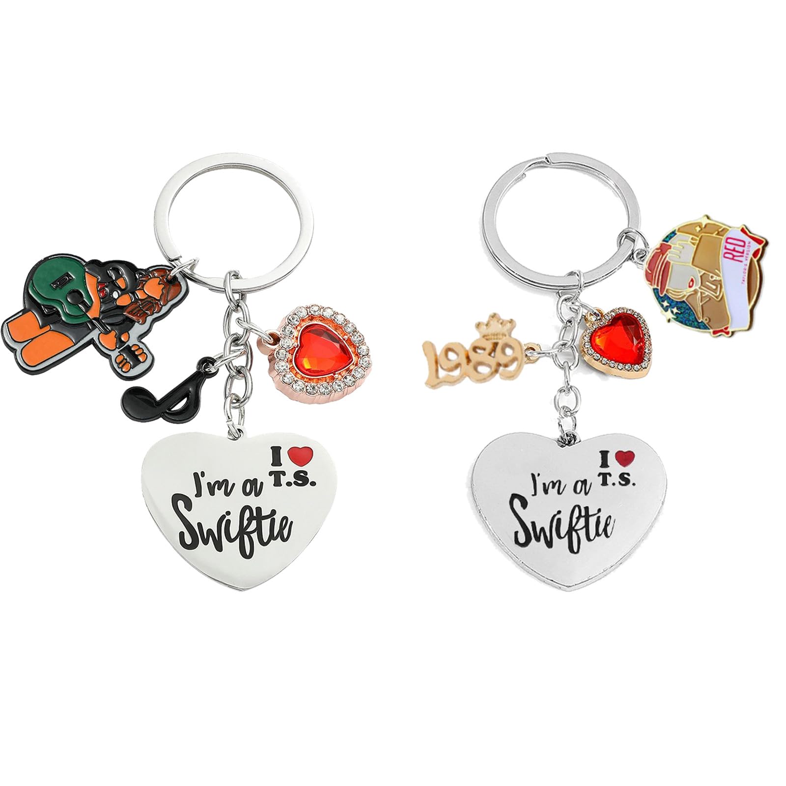 Taylor Key Chains Party Favors Set, TS Keychain Party Supplies Classroom Exchange and Game Prizes Gift for Kids Boys and girls