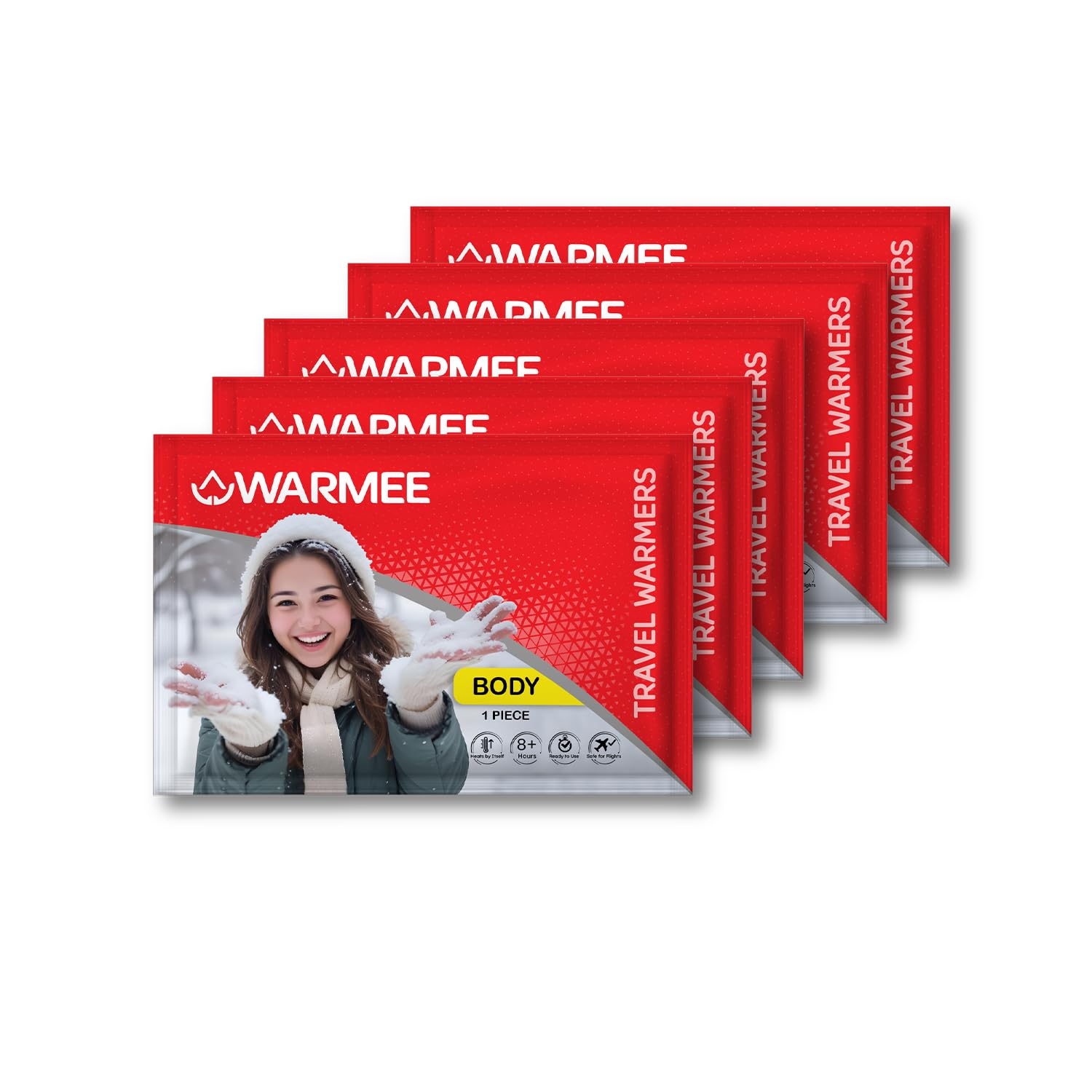 WARMEE BODY WARMERS - HEAT POUCH (pack of 5 regular)