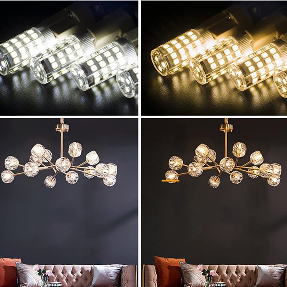 G9 Ceramic Corn Light 9 W 220 V Lampy Żarówki LED Wymień 80 W Lampka halogenowa 900LM 6500K zimna biała reflektor Żyrandole żarówki,Cold white