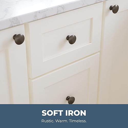 Miniatura 5 de Franklin Brass P29523K-SN-B - Pomo redondo con tapa plana